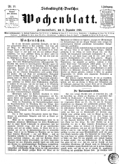 Siebenbürgisch-Deutsches Wochenblatt