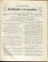 Oesterreichische Buchhändler-Correspondenz