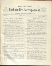 Oesterreichische Buchhändler-Correspondenz