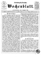 Siebenbürgisch-Deutsches Wochenblatt