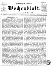 Siebenbürgisch-Deutsches Wochenblatt