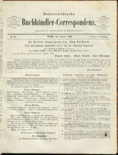 Oesterreichische Buchhändler-Correspondenz