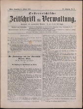 Österreichische Zeitschrift für Verwaltung