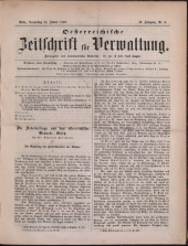 Österreichische Zeitschrift für Verwaltung