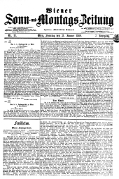 Wiener Sonn- und Montags-Zeitung