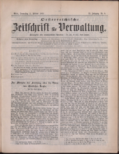 Österreichische Zeitschrift für Verwaltung