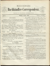 Oesterreichische Buchhändler-Correspondenz