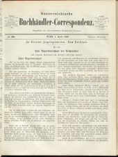 Oesterreichische Buchhändler-Correspondenz