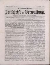 Österreichische Zeitschrift für Verwaltung