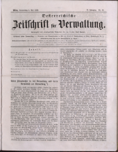 Österreichische Zeitschrift für Verwaltung