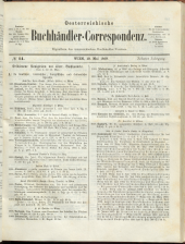 Oesterreichische Buchhändler-Correspondenz