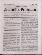 Österreichische Zeitschrift für Verwaltung