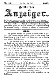 Feldkircher Anzeiger