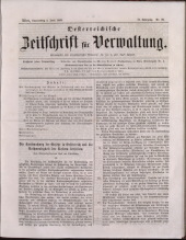 Österreichische Zeitschrift für Verwaltung