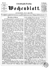 Siebenbürgisch-Deutsches Wochenblatt