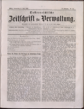 Österreichische Zeitschrift für Verwaltung