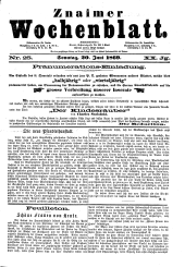 Znaimer Wochenblatt