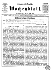 Siebenbürgisch-Deutsches Wochenblatt