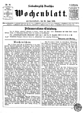 Siebenbürgisch-Deutsches Wochenblatt