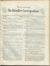 Oesterreichische Buchhändler-Correspondenz