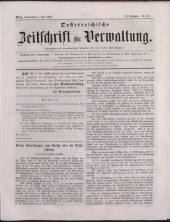 Österreichische Zeitschrift für Verwaltung