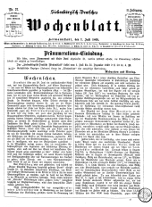 Siebenbürgisch-Deutsches Wochenblatt