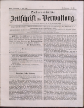 Österreichische Zeitschrift für Verwaltung