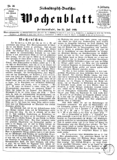 Siebenbürgisch-Deutsches Wochenblatt