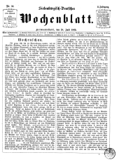 Siebenbürgisch-Deutsches Wochenblatt