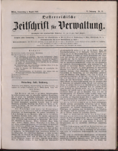 Österreichische Zeitschrift für Verwaltung