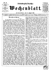 Siebenbürgisch-Deutsches Wochenblatt