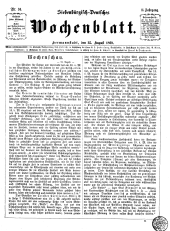 Siebenbürgisch-Deutsches Wochenblatt