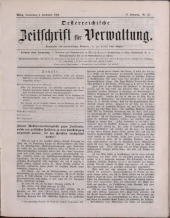 Österreichische Zeitschrift für Verwaltung