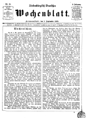 Siebenbürgisch-Deutsches Wochenblatt