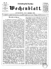 Siebenbürgisch-Deutsches Wochenblatt