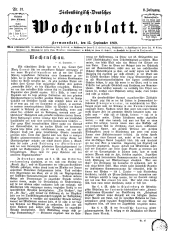 Siebenbürgisch-Deutsches Wochenblatt