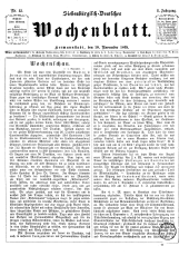 Siebenbürgisch-Deutsches Wochenblatt