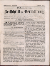 Österreichische Zeitschrift für Verwaltung