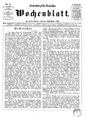 Siebenbürgisch-Deutsches Wochenblatt