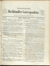 Oesterreichische Buchhändler-Correspondenz