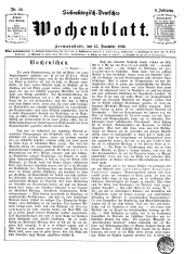 Siebenbürgisch-Deutsches Wochenblatt