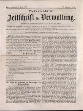 Österreichische Zeitschrift für Verwaltung