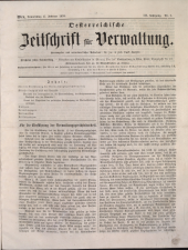 Österreichische Zeitschrift für Verwaltung