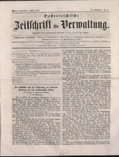 Österreichische Zeitschrift für Verwaltung