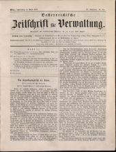 Österreichische Zeitschrift für Verwaltung