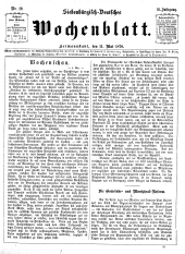 Siebenbürgisch-Deutsches Wochenblatt