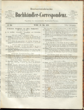 Oesterreichische Buchhändler-Correspondenz