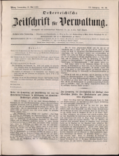 Österreichische Zeitschrift für Verwaltung