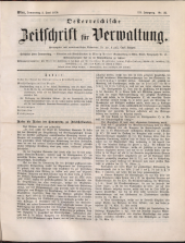 Österreichische Zeitschrift für Verwaltung