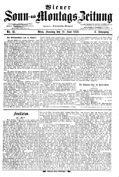 Wiener Sonn- und Montags-Zeitung